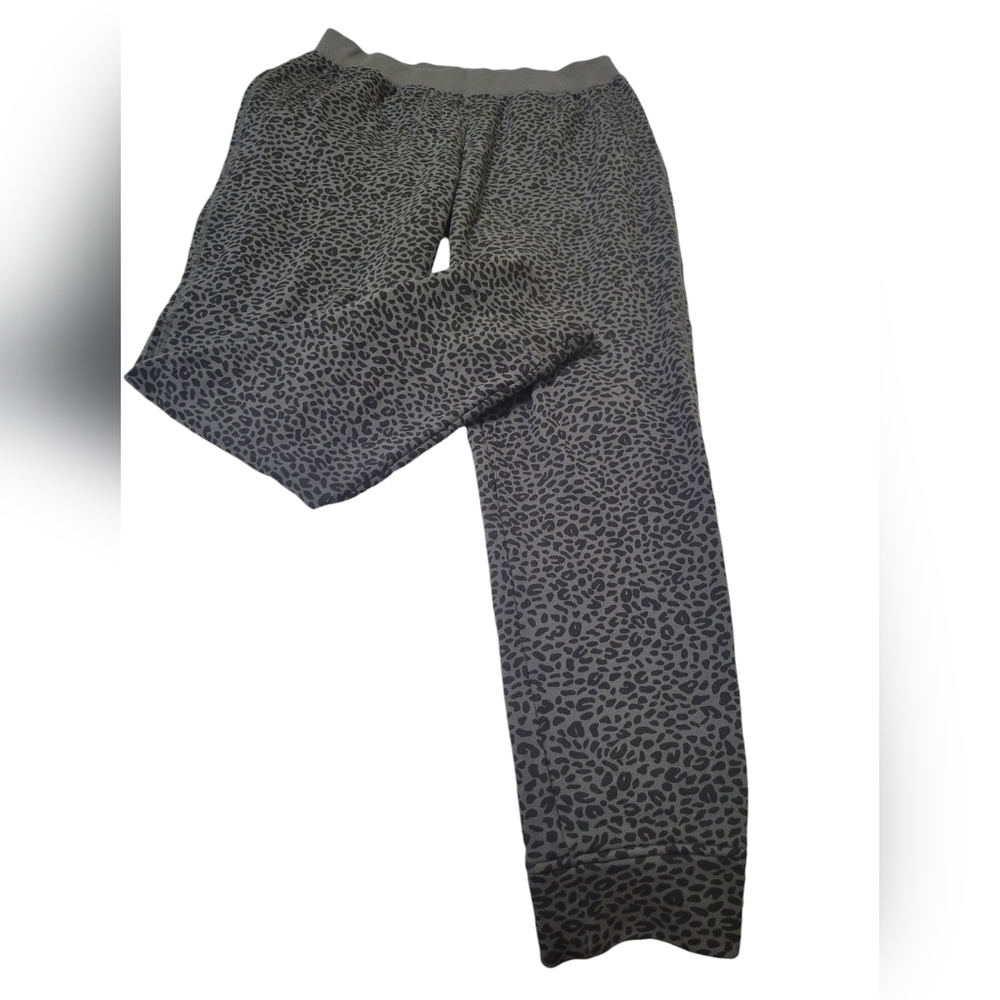 ATM Anthony Thomas Melilo Leopard Print Knit Jogger Size M
